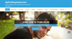 Desktop Screenshot of myfirstpaycheck.com